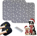 2PC Washable Puppy Training Pads with Pheromones - Leak-Proof, Odor-Control, Non-Slip for Dogs & Cats (with Pet Hair Removal Gloves)