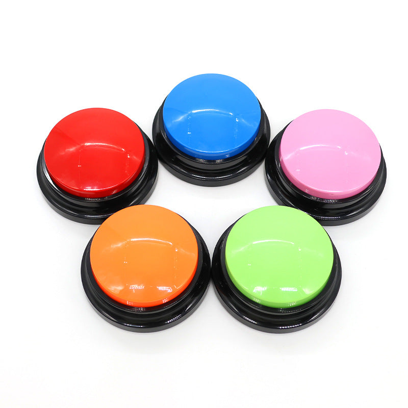 Pet Communication Training Buttons - Recordable Sound Buttons for Dogs & Cats