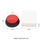 Pet Communication Training Buttons - Recordable Sound Buttons for Dogs & Cats