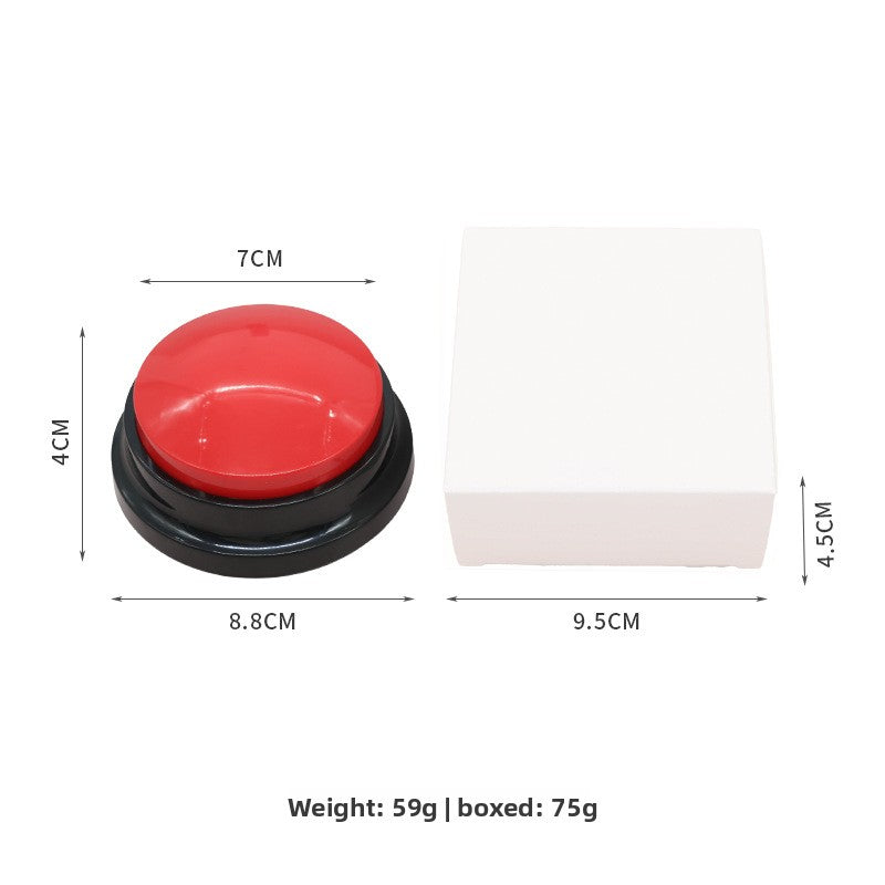 Pet Communication Training Buttons - Recordable Sound Buttons for Dogs & Cats