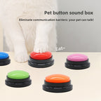 Pet Communication Training Buttons - Recordable Sound Buttons for Dogs & Cats