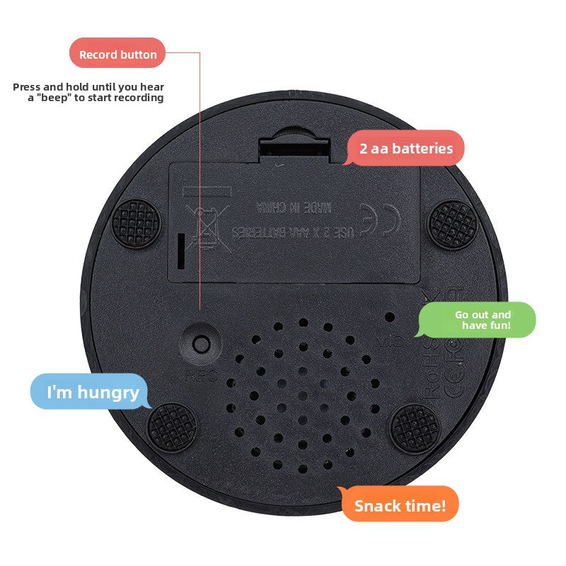 Pet Communication Training Buttons - Recordable Sound Buttons for Dogs & Cats