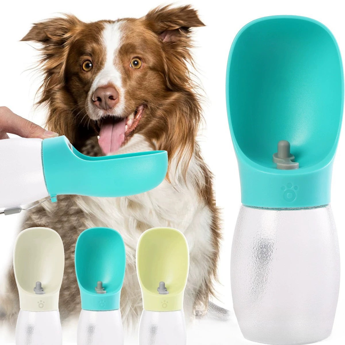 Portable Pet Water Bottle - 300ml Travel Dog Water Dispenser for Outdoor Walking